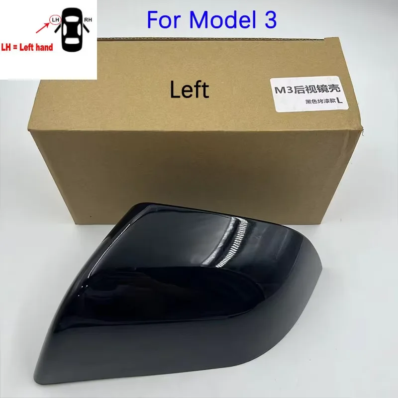 

Для Tesla Model 3/Y Highland, крышка зеркала заднего вида, внешние аксессуары, боковой корпус двери, замена корпуса зеркала заднего вида