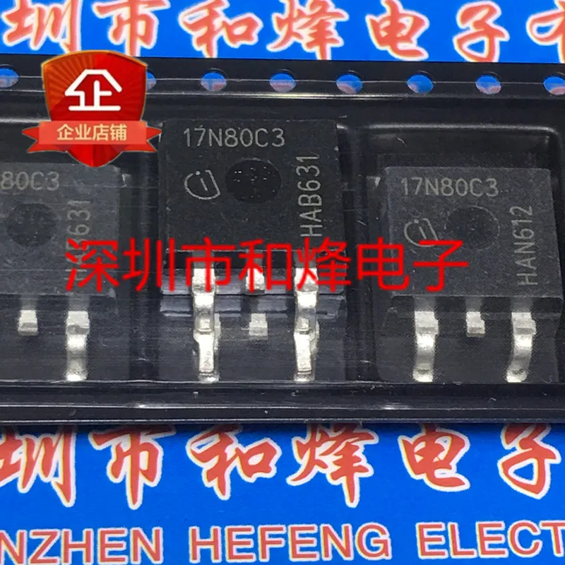 

Original 6PCS/lot 17N80C3 SPB17N80C3 TO-263 800V 17A