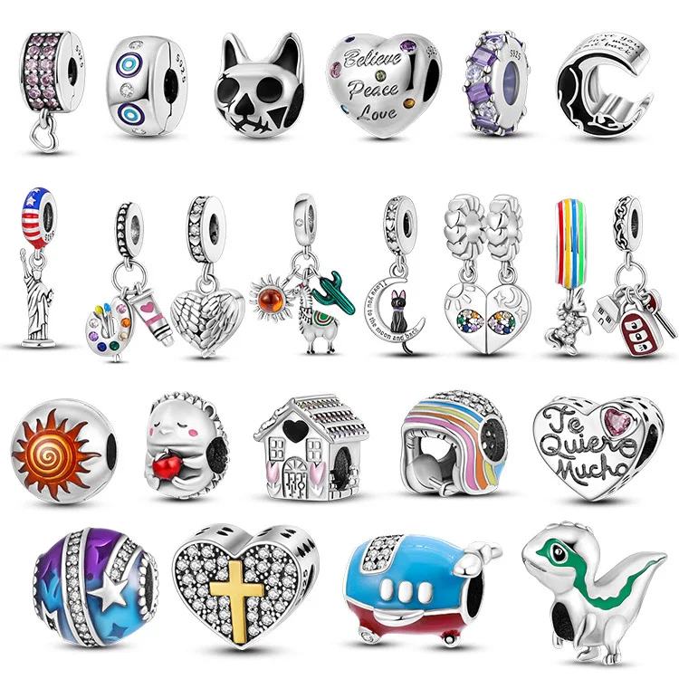 

Новинка смешанные капли масло Хэллоуин голова кошки призрак динозавр бусины креативный самодельный браслет ожерелье Маленькая подвеска