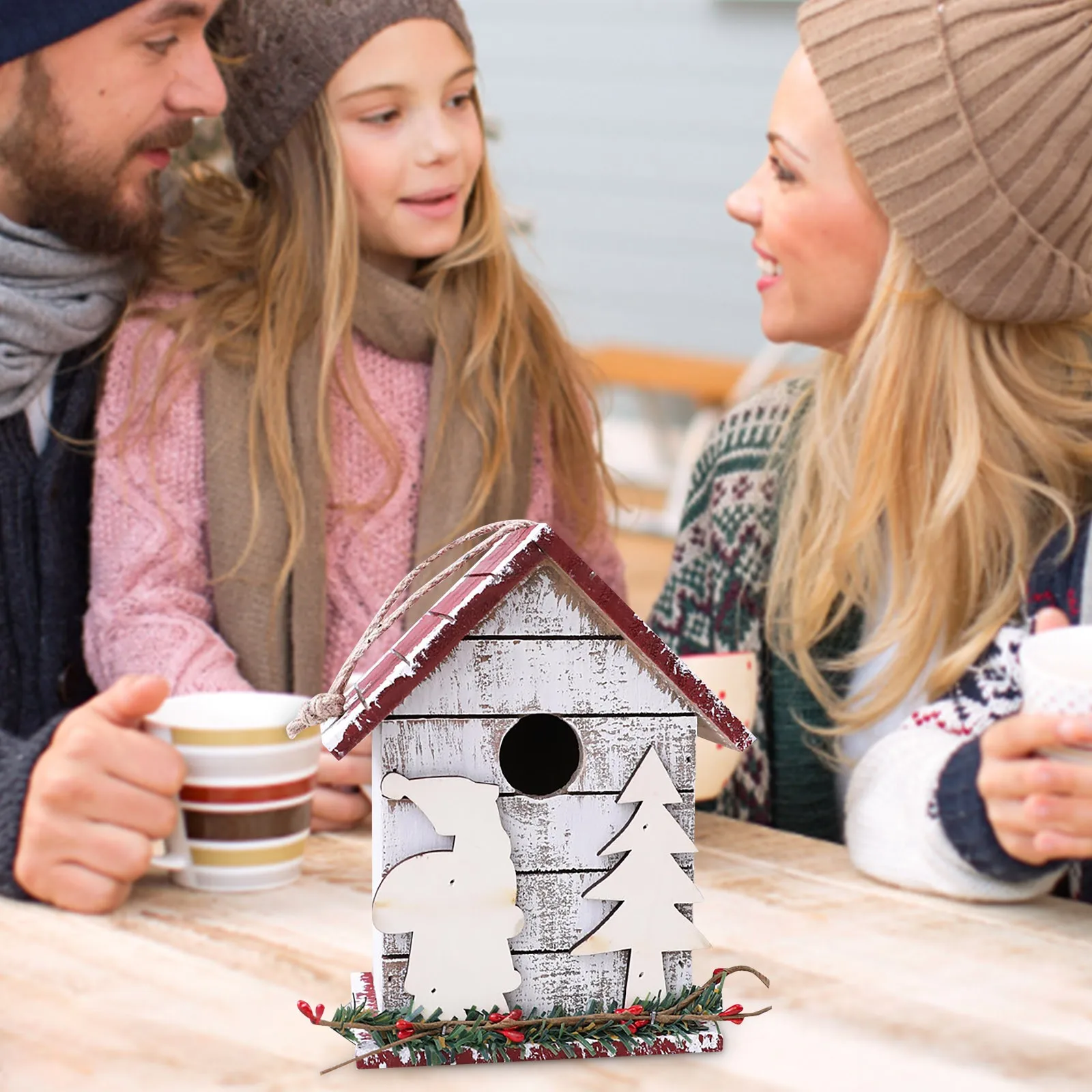 

Wooden Christmas Decoration Christmas Decoration Ornaments Can Be Used For Dining Table Shopping Mall Window
