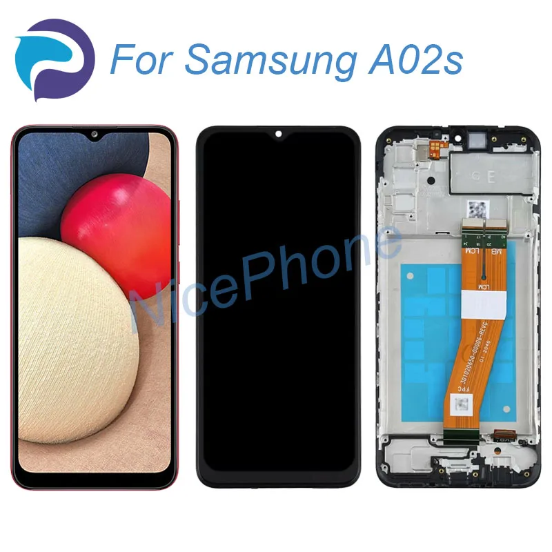 Для Samsung A02s ЖК-экран + сенсорная панель (диджитайзер) дисплей 1600 720 SM-A025/F/DS/G/DS/M/DS A02s Замена ЖК-экран в сборе