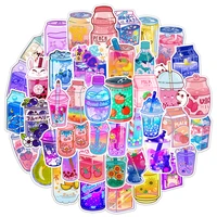 103050pcs cute ins drink aesthetic stickers decal notebook scrapbook laptop phone guitar diary decoration sticker for girl kid