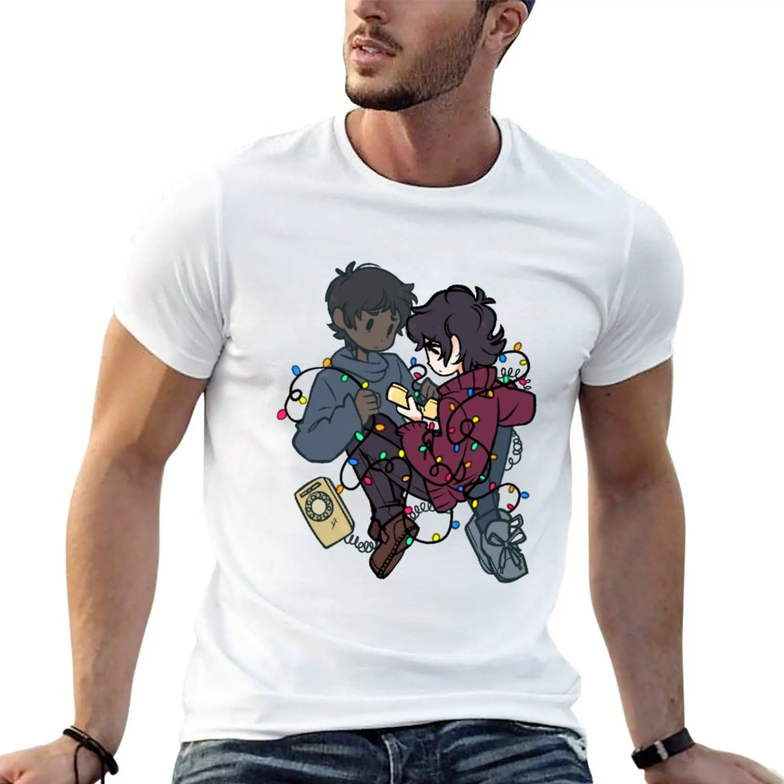 Футболка с принтом очень странные клэнс футболки графическим индивидуальные