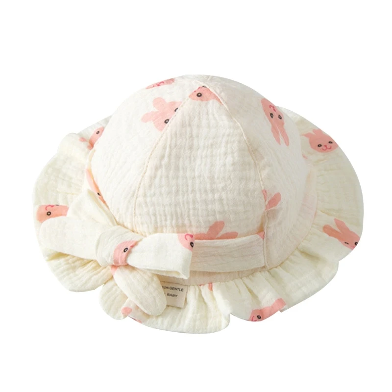 

Cotton Hat For Baby Muslin Hats For Baby Cotton Sun Hat Toddler Bucket Hat With Strap Baby Hat Gauze Summer Toddler Hat