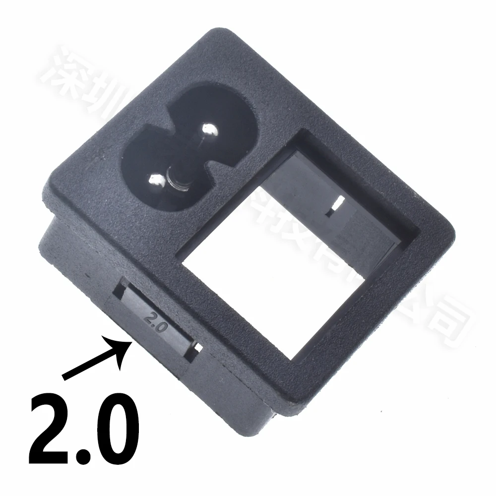 5 шт. AC 2,5A250V IEC 320 C8 шнур питания входная розетка с включением-выключением можно установить кулисный переключатель для компьютерного усилителя