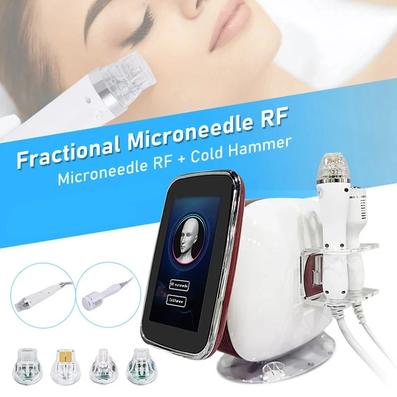

Portable Fractional RF Microneedle Machine Radio Frequency Gold Micro Needle Skin Lifting And Tightening Anti-Aging Acne Removal
