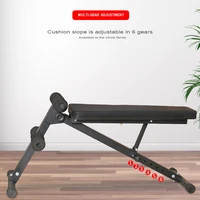 classic adjustable dumbbell stool household multifunctional fitness flat stool triangular structure adjustable supine board