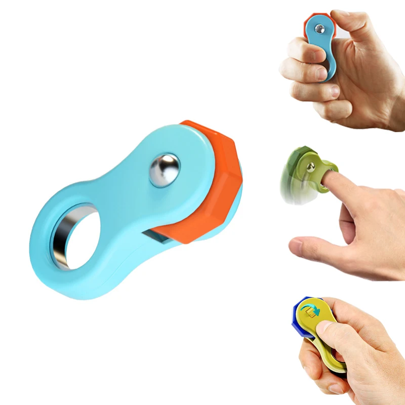 

New Fidget Toys Fidget Ring Roller Fingertip Toys for Adults Killing Time Click Bead ADHD Anxiety Autism Decompression Gifts