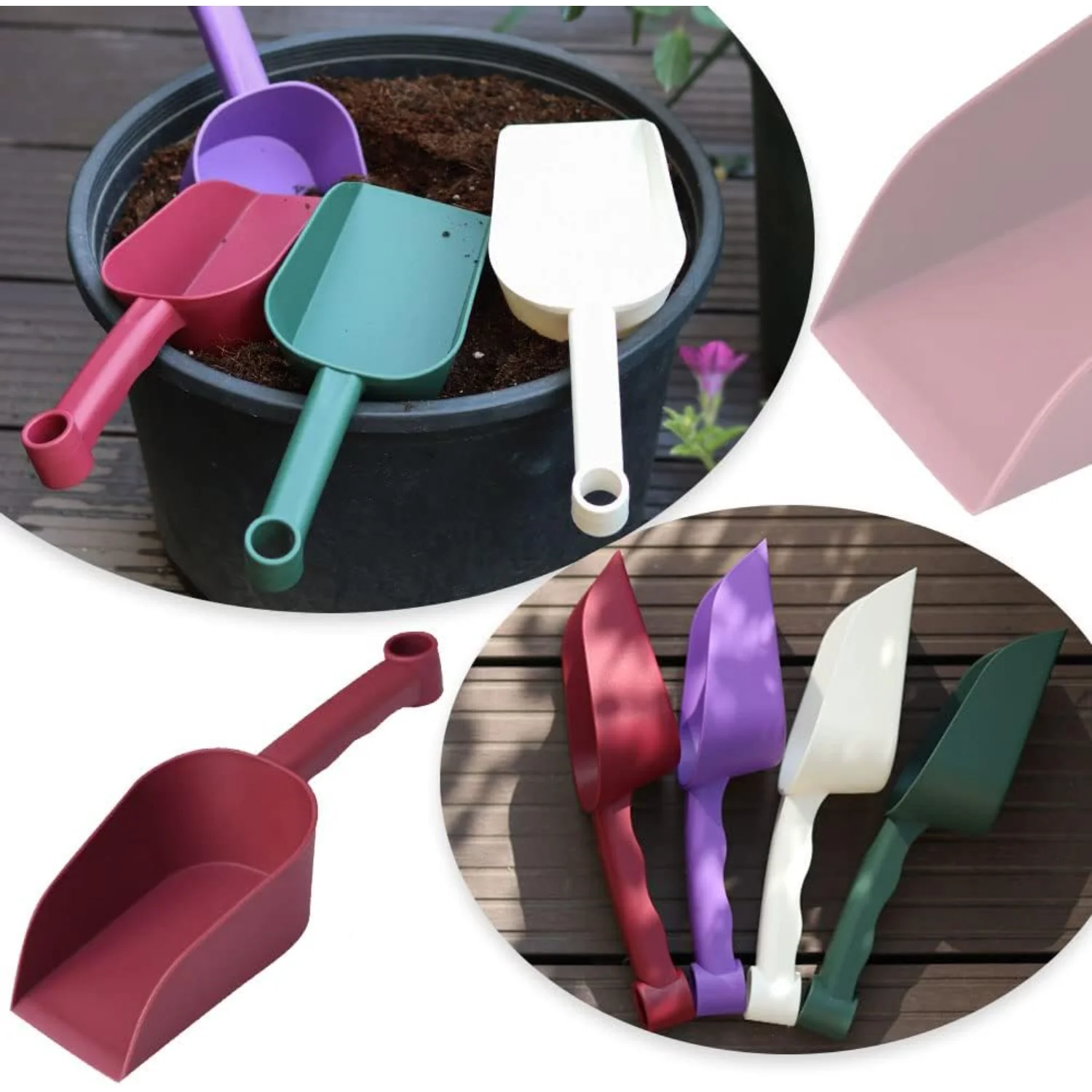 2 шт. садовые лопаты из полипропиленовой смолы ручные кипали дизайн подвесного