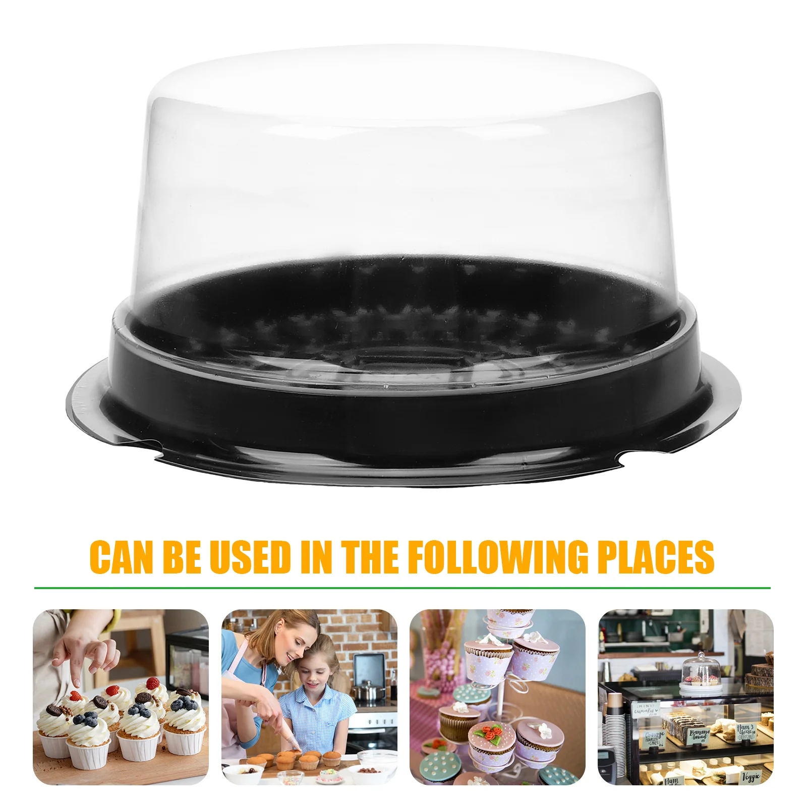 50 шт. коробка для тортов пластиковый контейнер с крышками контейнеры ломтиков