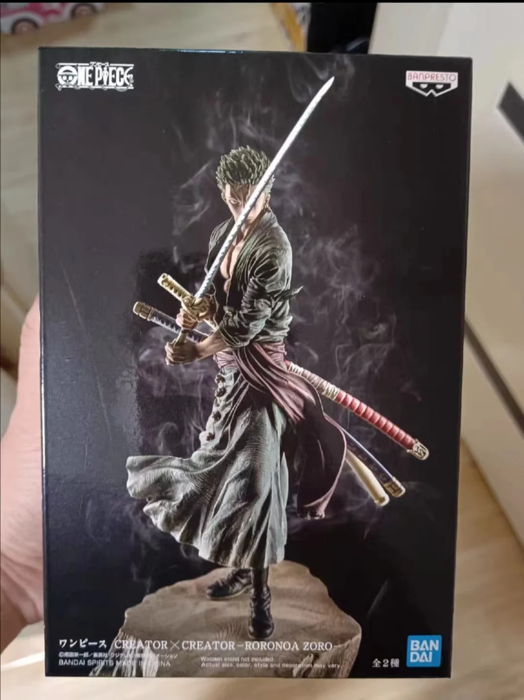 

New In Stock 100% Original Banpresto 16976 Roronoa Zoro Action Figure Boxed Model Collection Model Toys for Boys Gift