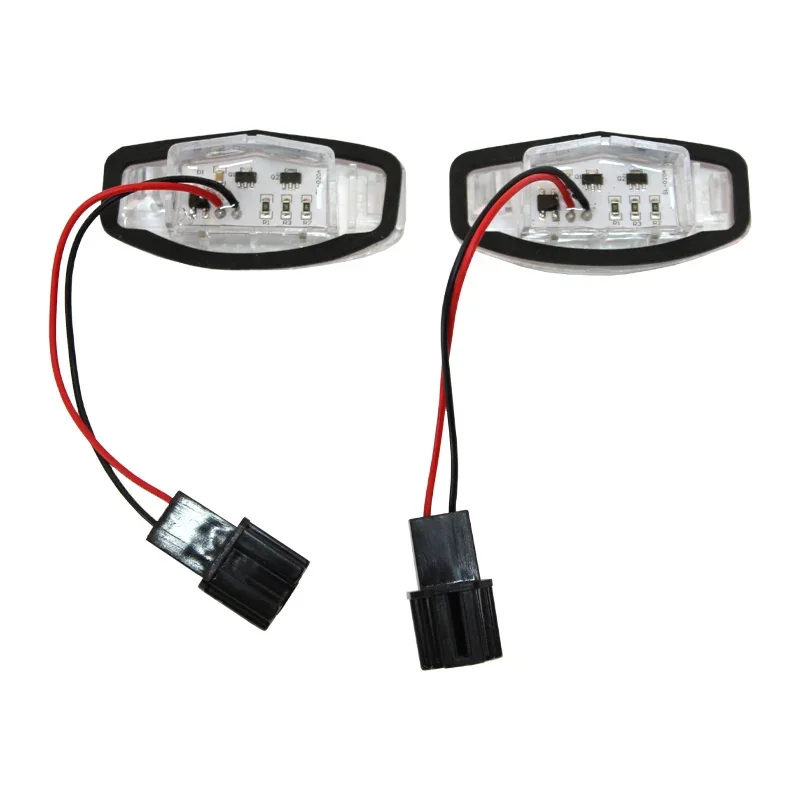 2 шт. светодиодный светильник номерного знака автомобиля Acura MDX RL TL TSX ILX для Honda Civic