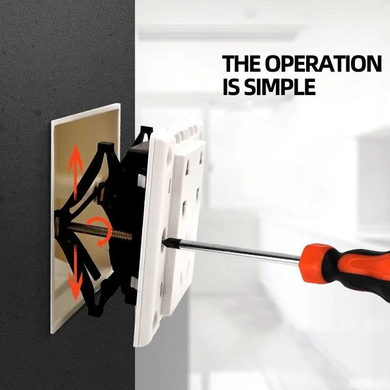 

Old Socket Switch Cassette Repair Tool 86mm Dark Box Repairer Support Rod Fixed Electrician Accessories