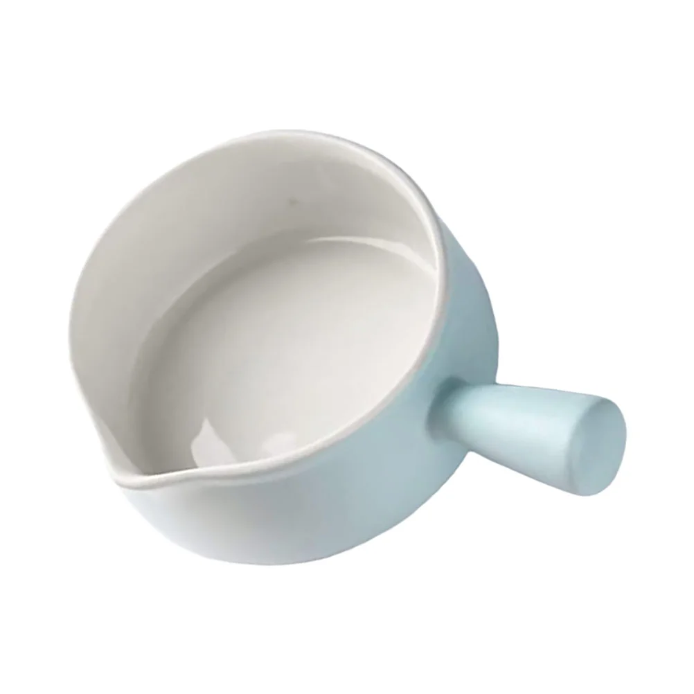 

Pot Ceramic Soup Saucepan Pan Enamel Bowl French Onion Bowls Butter Melting Warmer Stew Sauce Handles Crock Coffee Mini Oven