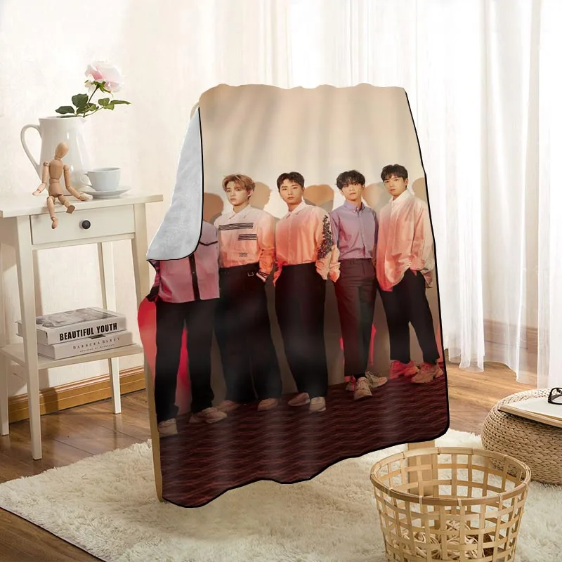 

Современное одеяло DAY6 KPOP для дивана/кровати/автомобиля, портативное 3D одеяло для детей, домашний текстиль, ткань 0209