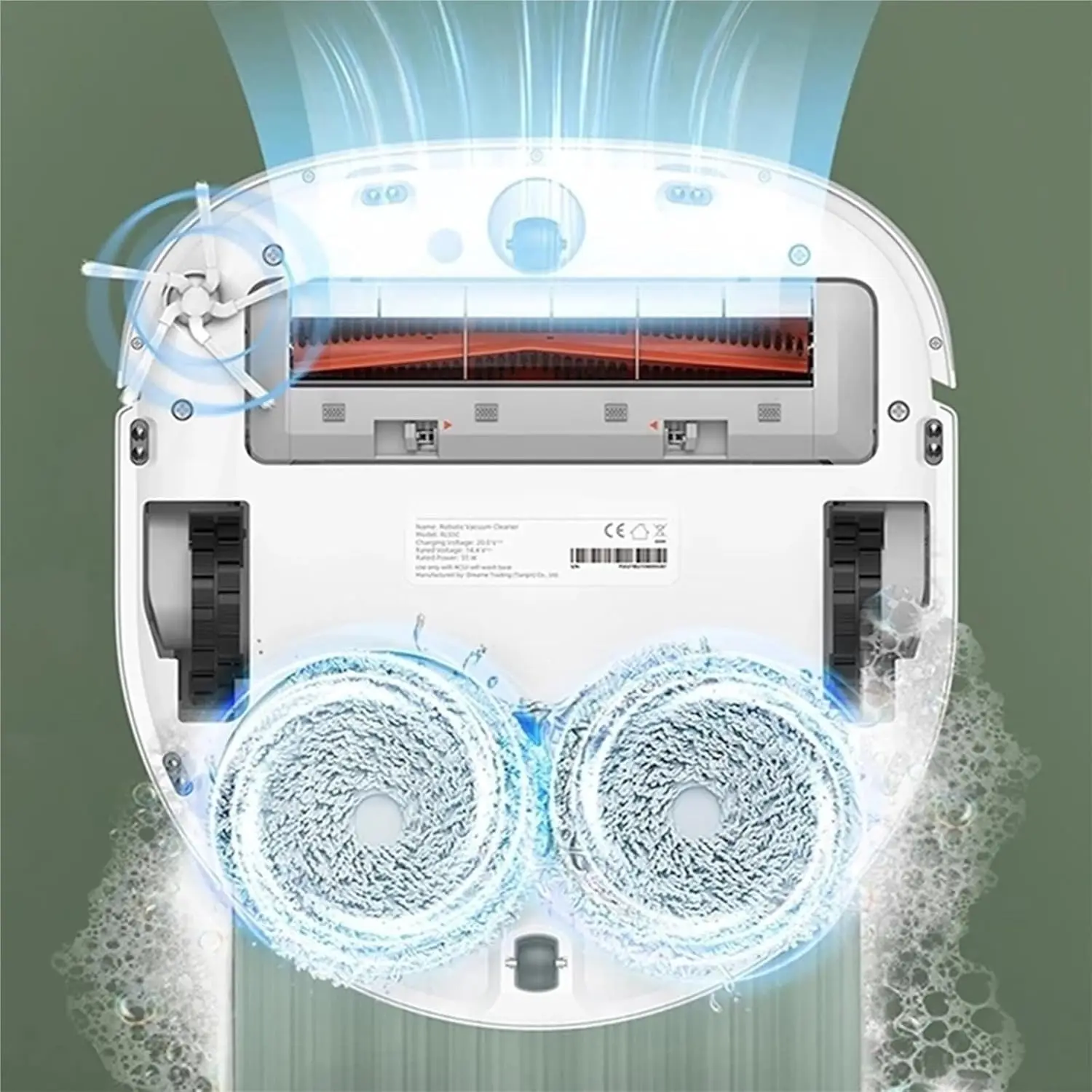 Аксессуары для самоочищающегося робота-пылесоса Xiaomi щетка с барабаном швабры