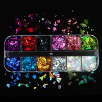 holographic irregular glitter sequins molds diy epoxy silicone resin mold shaker filler ab shiny flake resin filling accessories