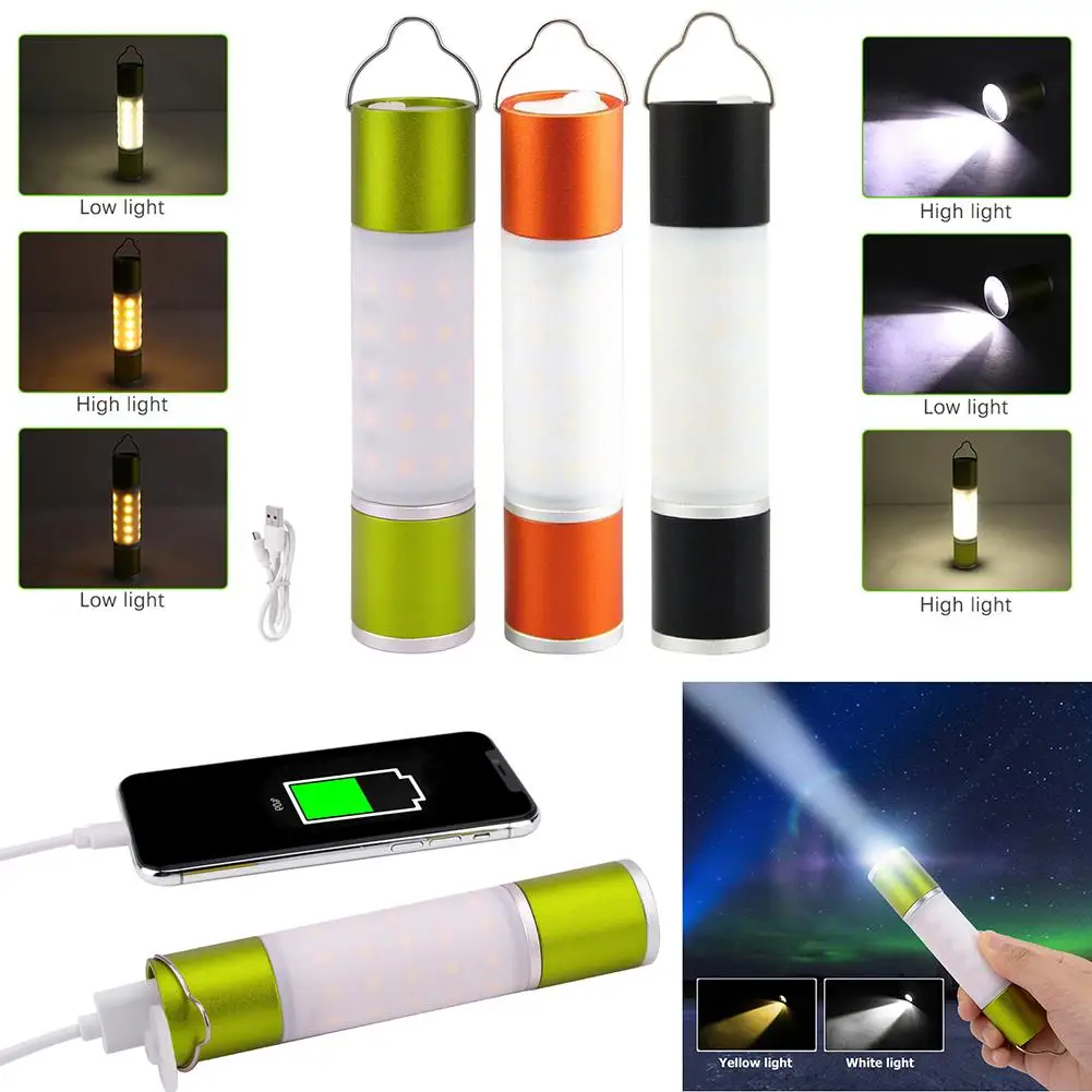 

T6 Led Mini Flashlight Retractable Zoom Torch Aluminum Alloy Outdoor Camping Tent Light Usb Emergency Lamp Dropshipping