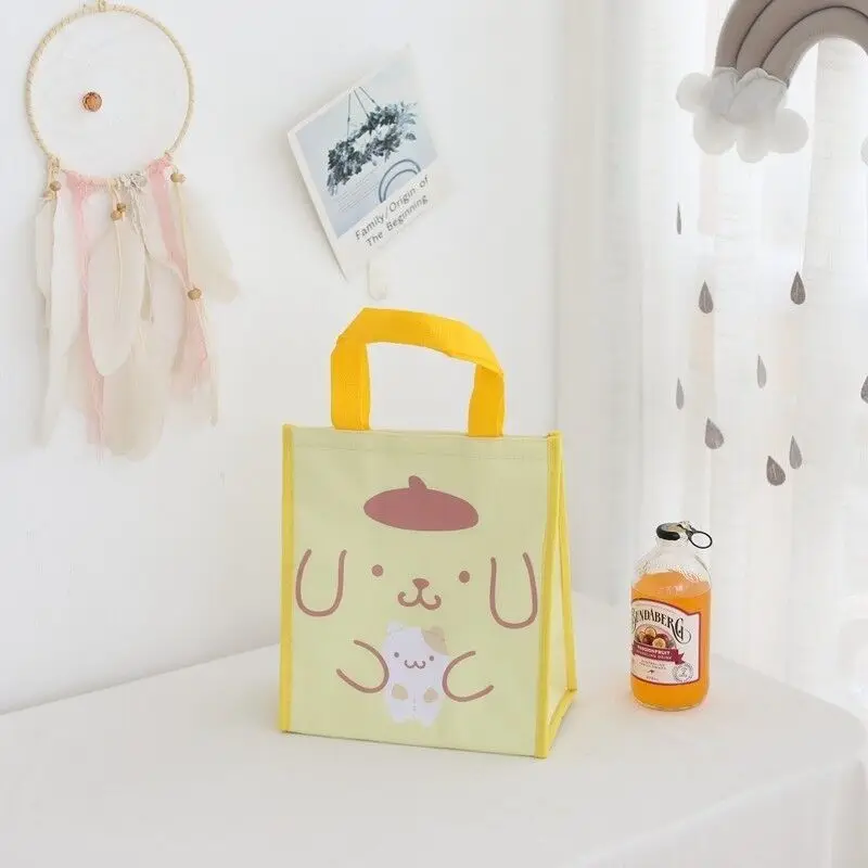 backpacks for kids Girl Heart Cartoon Cute Hand Carry Heat Preservation Bag Lunch Box Bag Lunch Bag Ice Pack Tuition Bag  girl