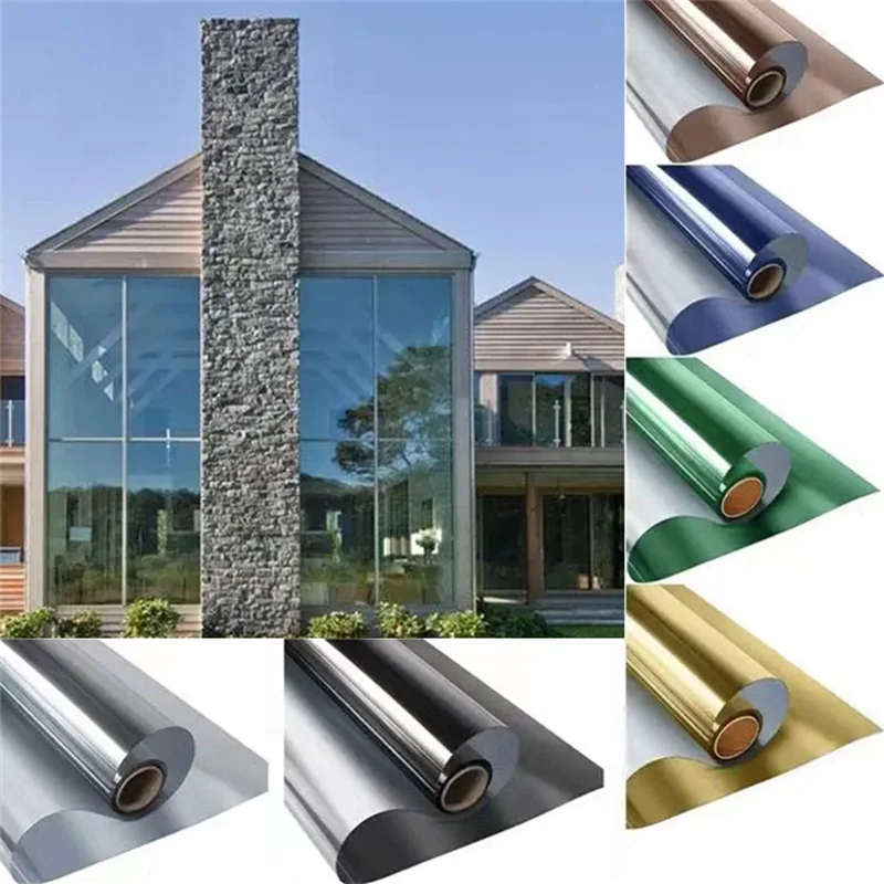 

Window Film No Glue Landscape Blackout Ir Solar Indoor Glass Stickers Decorative Sticker Sun Uv Clear Privacy Nature Home Tint