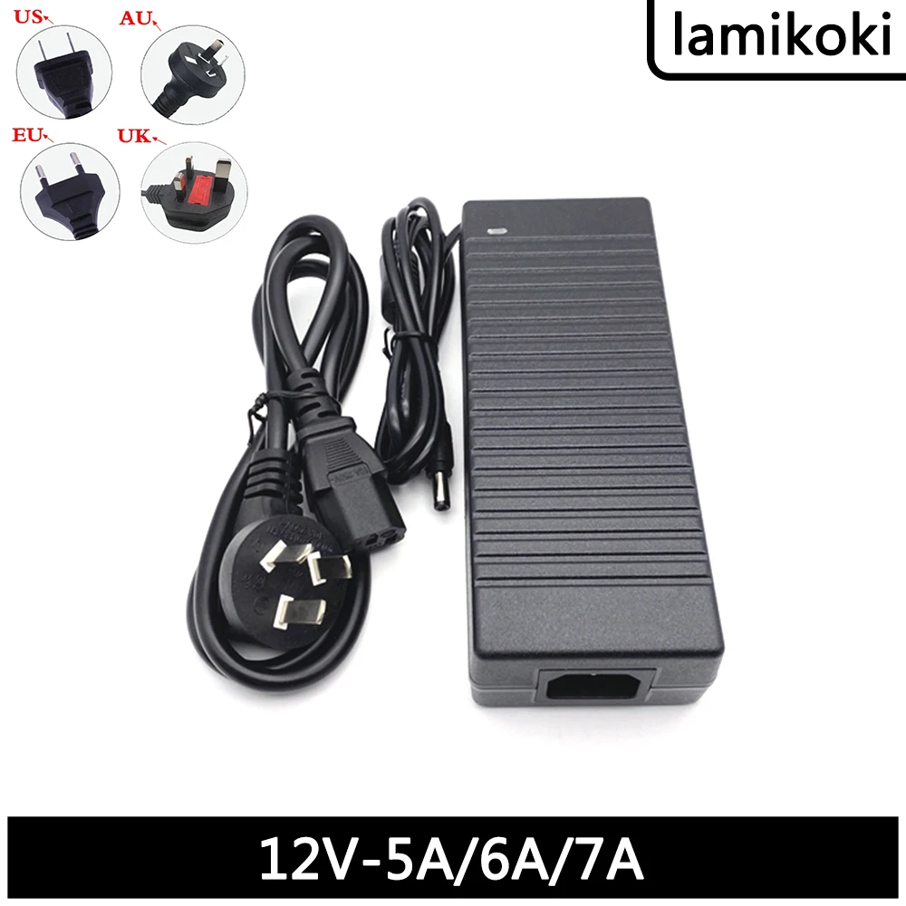 Desktop Assembly All-in-one Computer Host Display Power Cord 12V 7A 6.5A 6A 5A Power Adapter