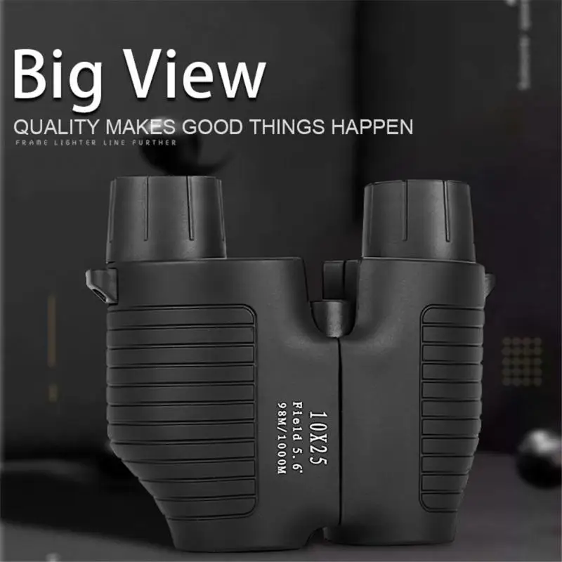 

Professional Binoculars 10x25 BAK4 Prism High Powered Binocular Portable Hunting Telescope Scope monocular luneta