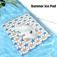 dog cooling mat gel self summer cooling dog pad waterproof pvc wear resistant pet sleeping bed cute starfish pattern 4 sizes