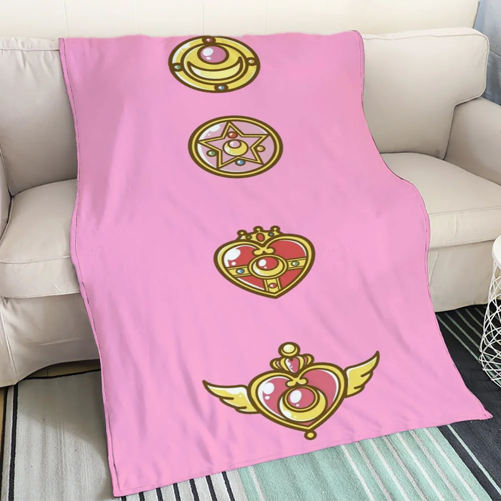 Роскошное Плюшевое Одеяло С Принтом S-Сейлор Мун Большой Размер Для Кровати