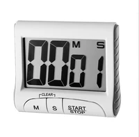 portable digital countdown timer clock large lcd screen alarm for kitchen cook kitchen timer stopwatch