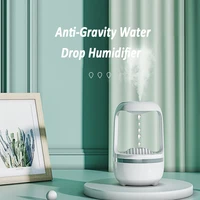 anti gravity water drops large capacity air humidifier aromatherapy essential oil diffuser usb sprayer led lamp home