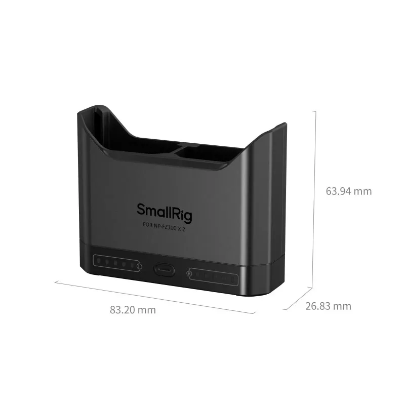 Зарядное устройство Smallrig для аккумуляторов Canon LP-E6PNP-FZ100Nikon EN-EL15cSony NP-FW50Panasonic DMW-BLK22 (art.: 3920d97f40ee7) - 3920d97f40ee7