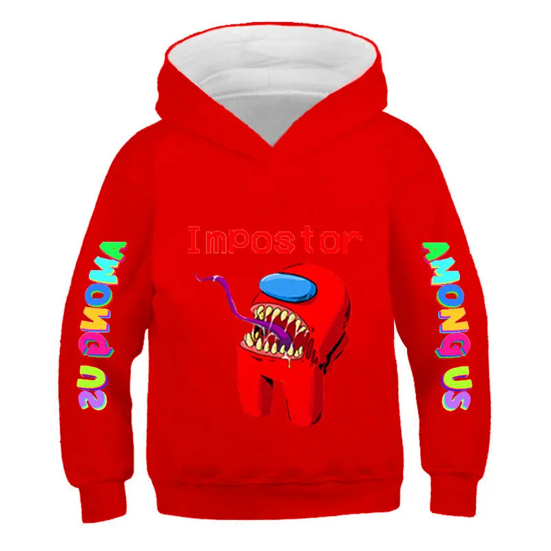 

Among Us New Winter Children Boys Girl Cotton Hoodies Clothes Kids Impostor Fashion Sweatshirts Clothing 4-14 Years Hooded Tops