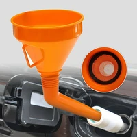 car oil filling fill funnel motorcycle gasoline diesel change transfer tool detachable car petrol funnel with spout filter