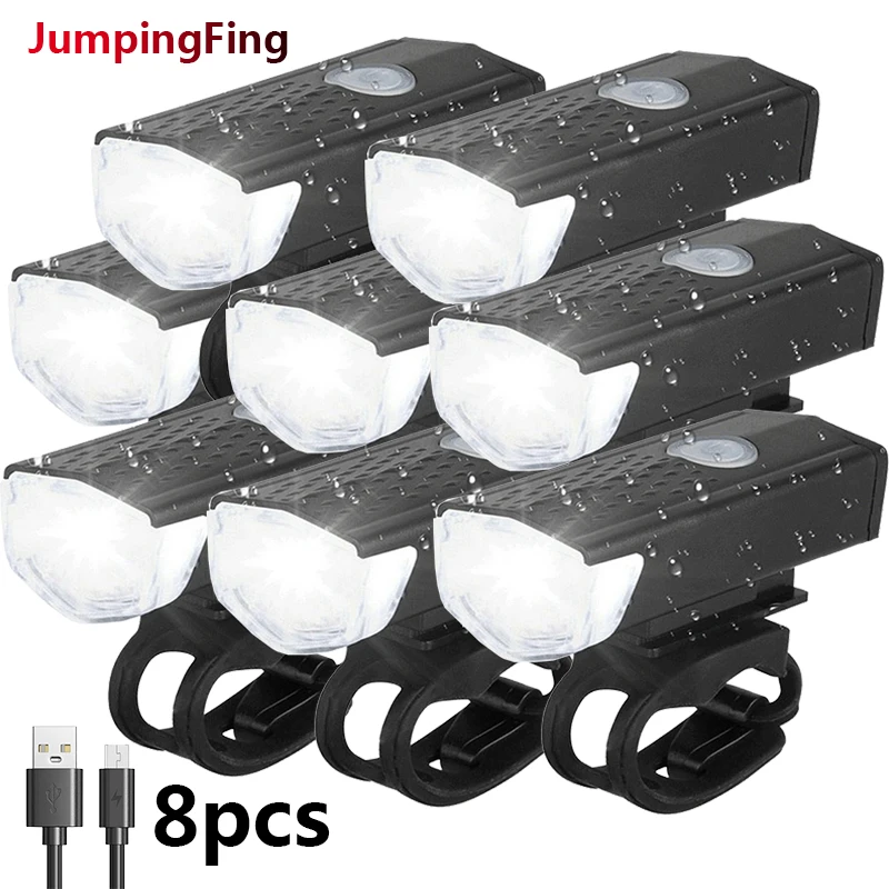 

Bicycle Front Light USB Rechargeable MTB Road Mountain Bike Headlight Cycling Flashlight Bike Lantern Lamp Bicycle Accessories