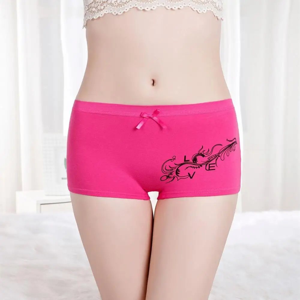 

2022 новые сексуальные хлопковые трусики, женские трусы-боксеры с принтом, эластичное уютное нижнее белье, нижнее белье, трусы для женщин