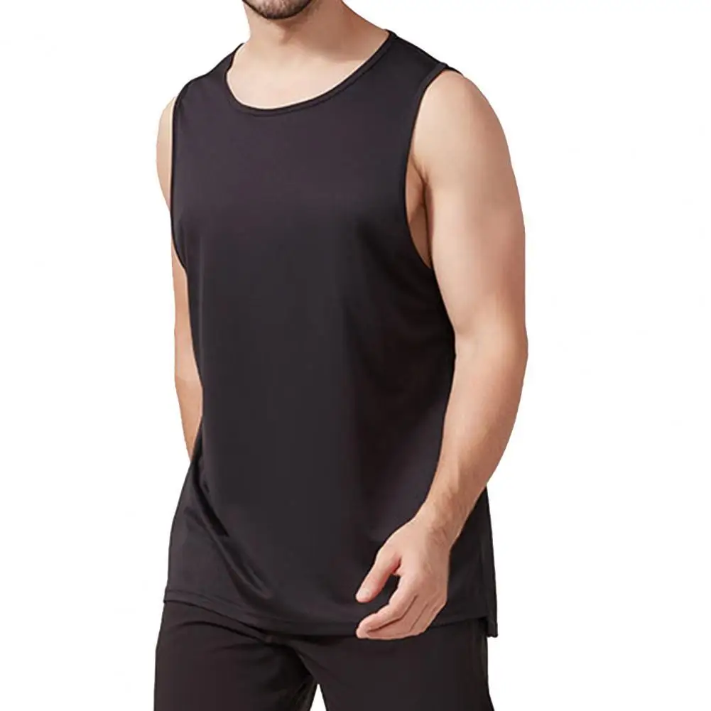 

Summer Tank Top Sports Sleeveless Quick Dry Sweat Absoprtion Men Top for Running