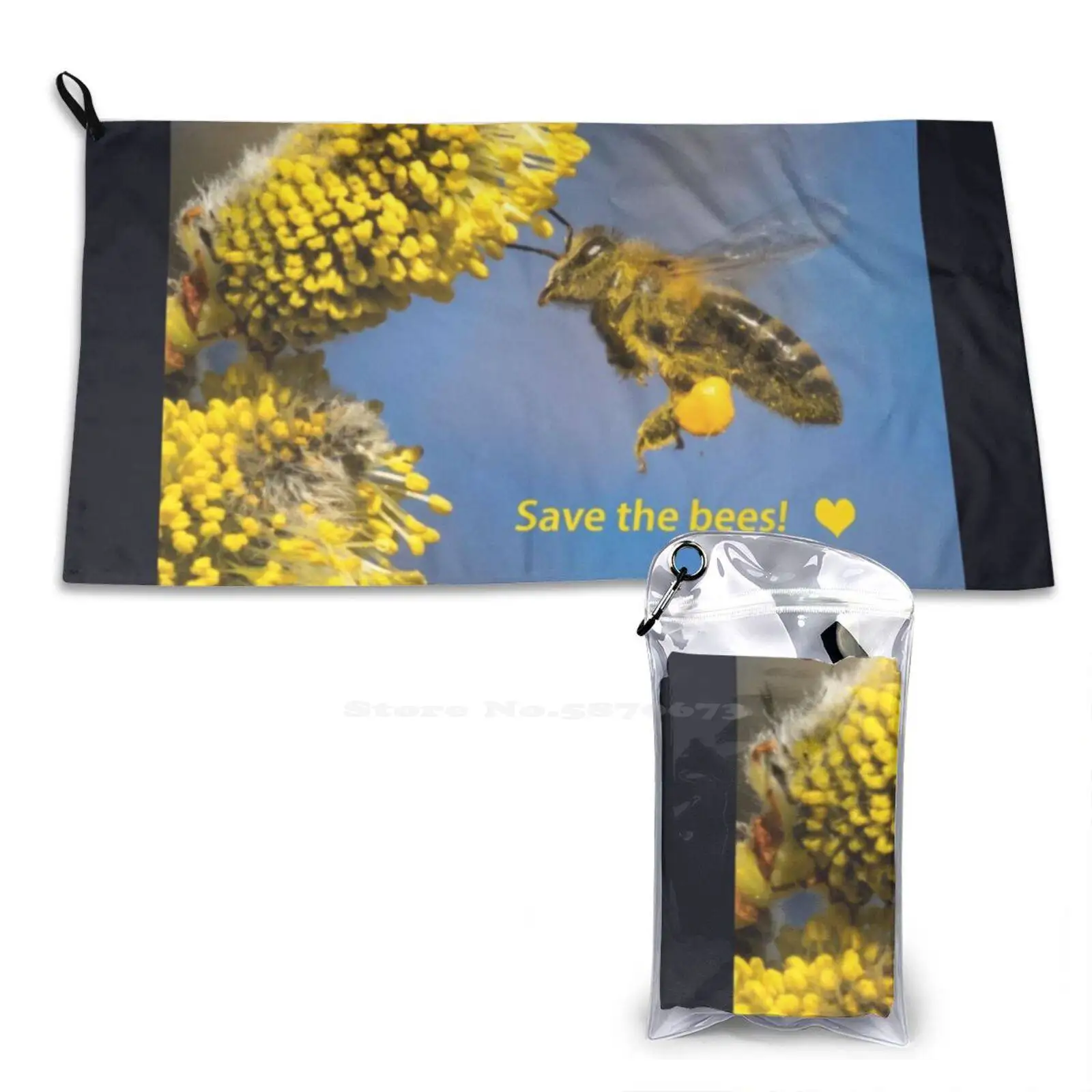 Sport Soft Towel Bees Die Animal Welfare Klimaschutz Natural Reserve Ideas Enjoyment Of Life