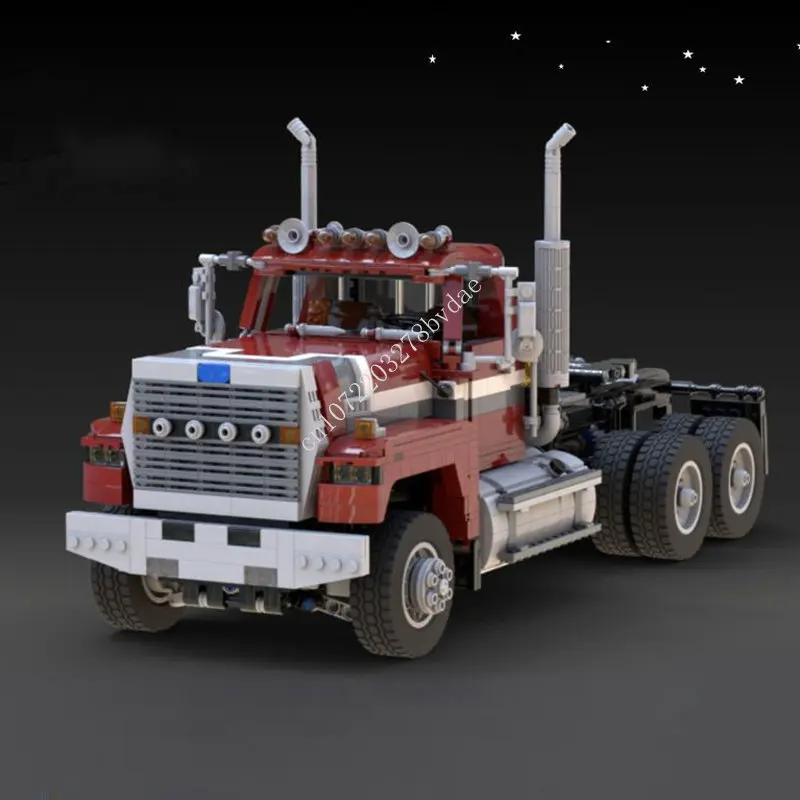 

2208PCS High-Tech Mechanical MOC A fully RC Semi Truck Model Building Block Technology Bricks Creative DIY Assembly Toys Gifts