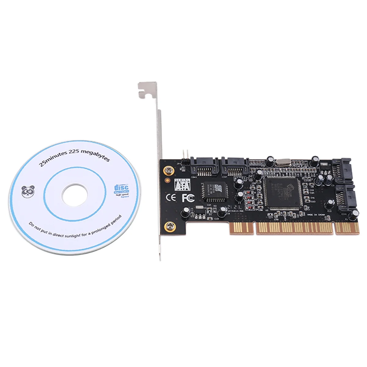 4-портовая плата RAID-контроллера, PCI-карта расширения 2,0 SATA II с чипом Sil3114, PCI Sata, Внутренние порты, плата Raid-контроллера