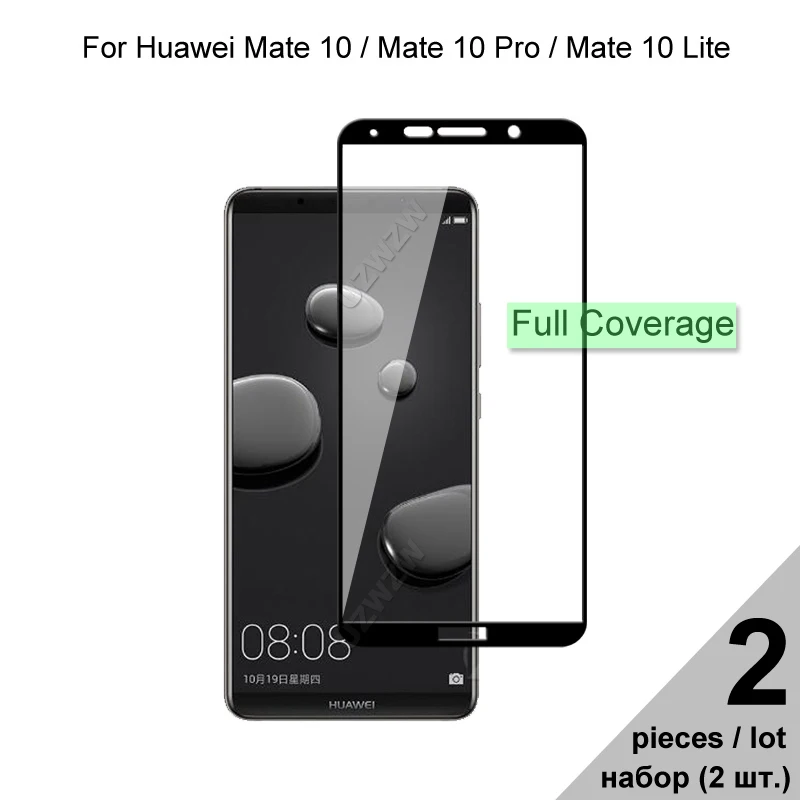 

Защитное стекло для Huawei Mate 10 Pro / Mate 10 Lite / Mate 10 полное покрытие закаленное стекло для Huawei Mate 10 Lite Pro