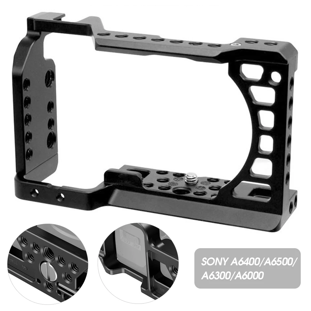 

Camera Rabbit Cage Photography Bracket For Sony A6500 6300 6000 Micro Single DSLR Camera Cage Handheld Stabilizer