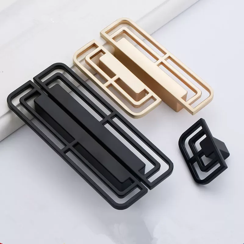 

Gold Handles for Cabinet Drawer Knobs Furniture Kitchen Handle Cupboard Pulls Furniture Door Hardware