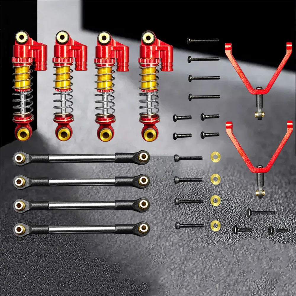 

For FMS Hydraulic Metal Shock Absorber 1/24 Model Car Upgrade Parts Climbing Car Connecting Rod Shock Absorber Modification