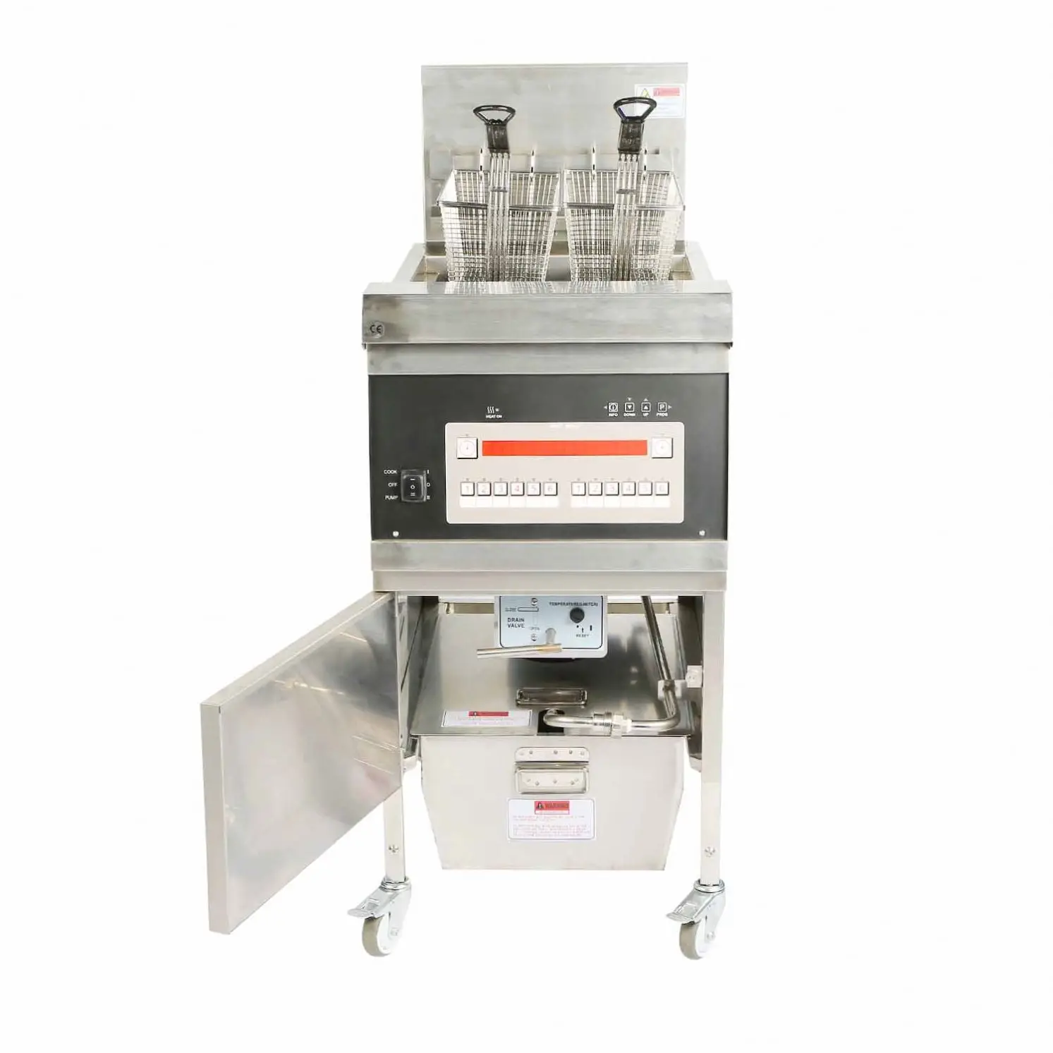 

Commercial Electric 2 Tanks Water And Oil Mixture Frying Machine With Water Filter Separator Separation Mini Small Water Fryer