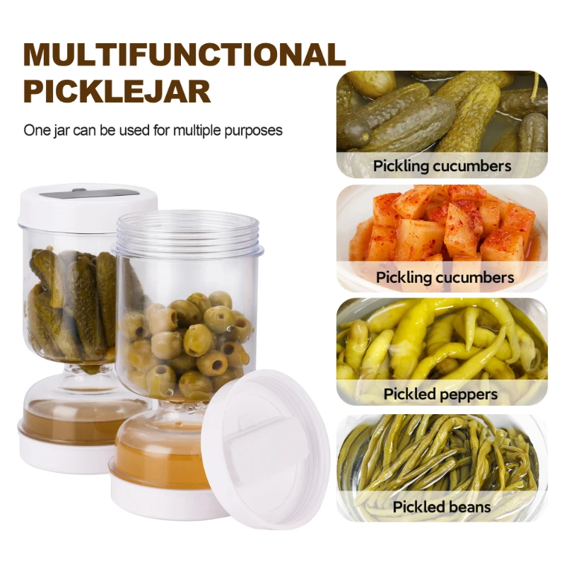 Банка для соленок с вилками