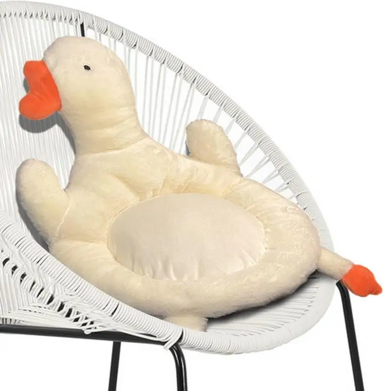 

Plush Cushion For Car Creative Toys Big Gooses Chair Pads Non-Slip Car Cushions Seating With Extra Waist Support