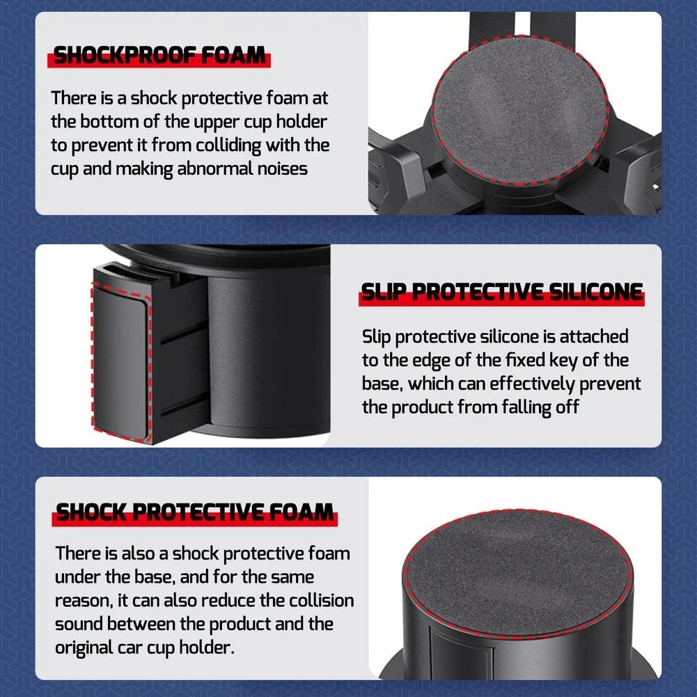 4 в 1 автомобильный регулируемый держатель для стаканов | Автомобили и мотоциклы