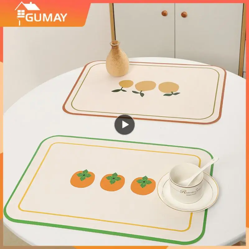 

Устойчивые к пятнам салфетки, водонепроницаемые салфетки для посуды, двусторонняя термостойкая фотоэлектрическая теплоизоляционная тарелка, коврик для чашки