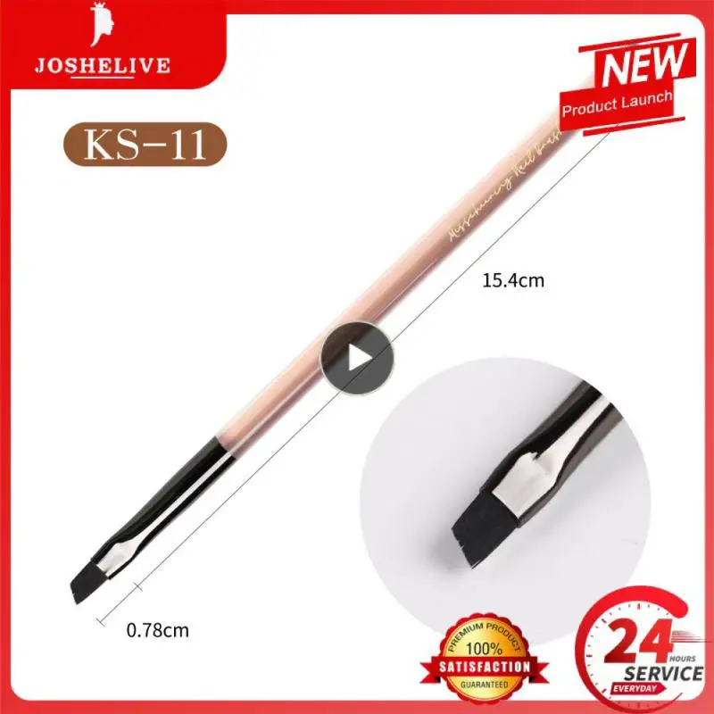 

Comfortable Grip Pull Pen Acrylic Nylon Wool Phototherapy Pen Not Easy To Fade Flexible And Firm Wire Drawing Pen Nail Art Tools