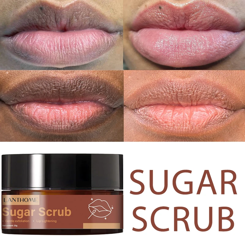 

Lip Lightening Scrub Balm Remove Dull Dark Pigmentation Moisturizing Repair Fine Lines Anti-Aging Brightening Lips Care 20g